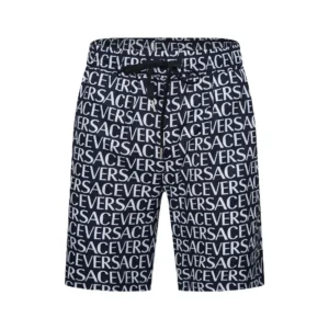 Versace Logo Print Casual Shorts