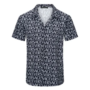 Versace All-Over Print Short Sleeve Shirt