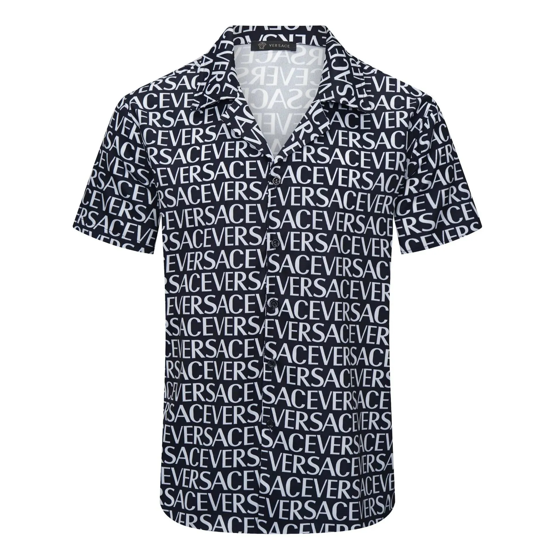 Versace All-Over Print Short Sleeve Shirt