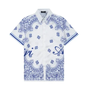 Amiri Bandana Print Short Sleeve Shirt