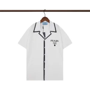 Prada Milan Elegant Short-Sleeve Shirt