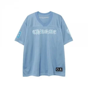 Chrome Hearts Jersey T-Shirt, Mesh Design, Casual Style