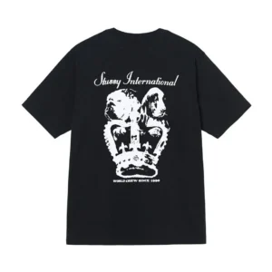 Stussy International Crown Tee Classic Black