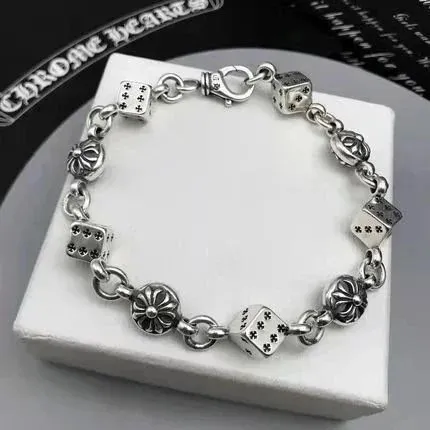 Chrome Hearts Dice Link Bracelet - Elegant & Stylish