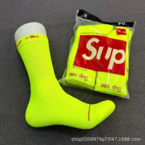 Supreme Cushion Crew Socks, Bright Yellow