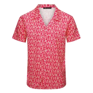 Versace Bold Print Short Sleeve Shirt