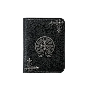 Chrome Hearts Leather Passport Holder