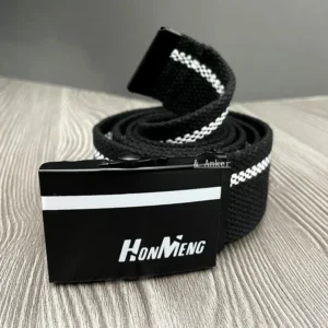 HONMENG Stylish Canvas Belt with Buckle