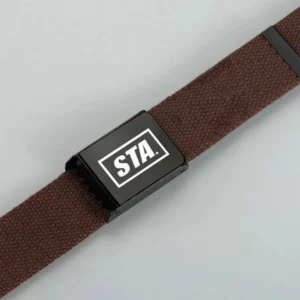 STA. Classic Canvas Belt with Metal Buckle
