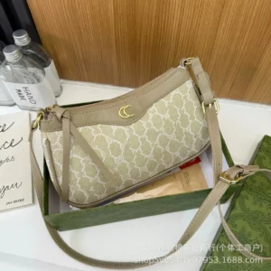 Elegant C Series Shoulder Bag with Pattern Design