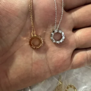 Alfred Chaumet Diamond Circle Pendant