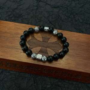 Black Onyx Beaded Bracelet - Series