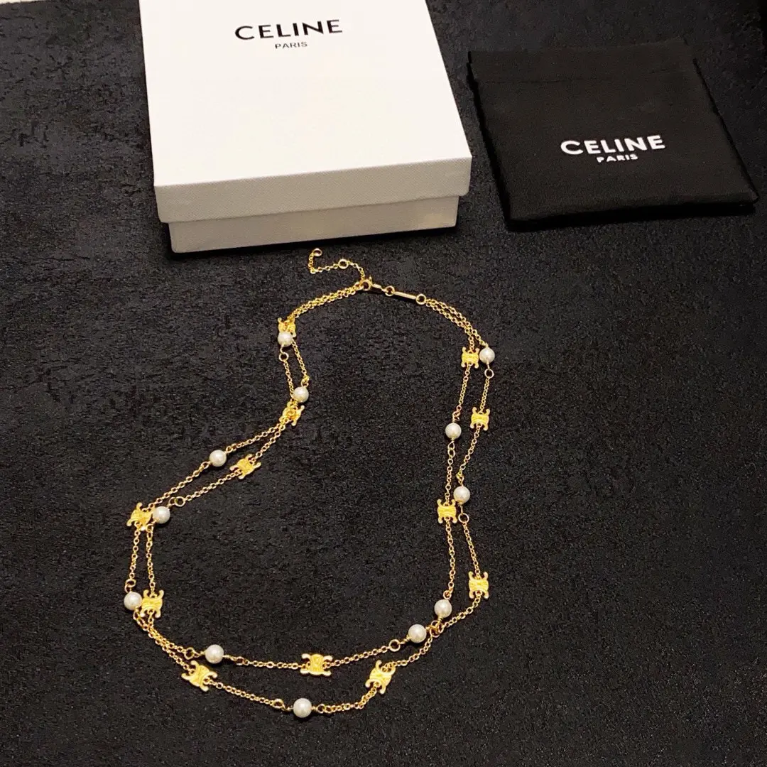 Celine Paris Double Layer Necklace
