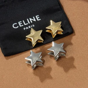 Celine Paris Star Hair Clips -