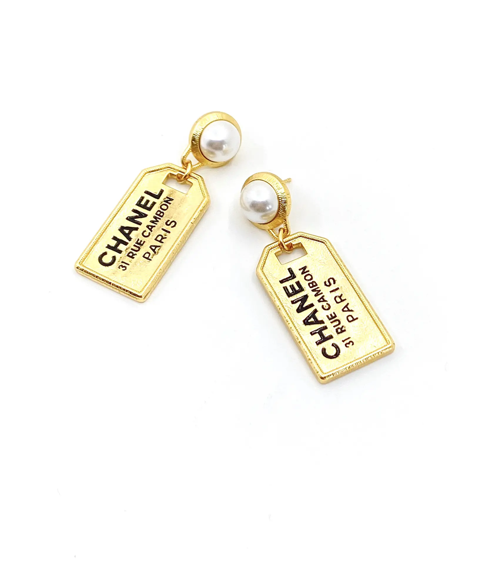 Chanel 31 Rue Cambon Paris Earrings