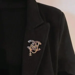 Chanel CC Brooch with Stars