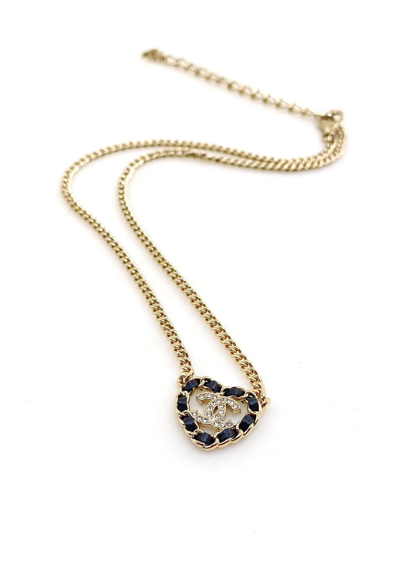 Chanel CC Logo Necklace Gold Chain