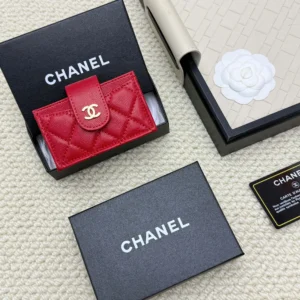 Chanel Caviar Leather Card Holder