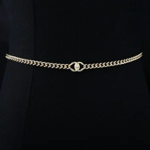 Chanel Gold Chain Belt with CC Buckle