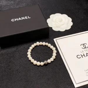 Chanel Pearl Bracelet with CC Charm