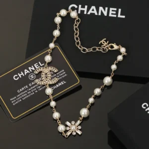 Chanel Pearl and Crystal Necklacet