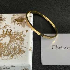 Christian Dior Gold Bangle Bracelet