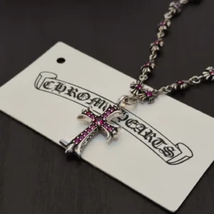 Chrom Hearts Cross Pendant Necklace