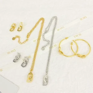Dior Diorissimo Gold/Silver Earrings