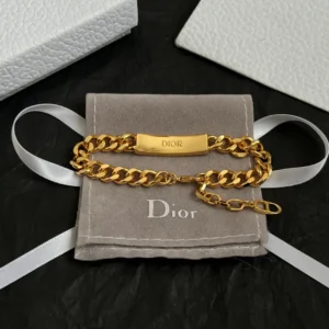 Dior Gold Chain Bracelet
