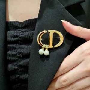 Dior Pearl Brooch