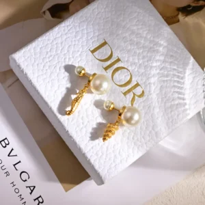 Dior Pearl Shell Earrings