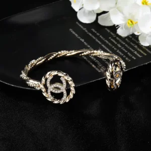 Gold Plated Crystal Embellished