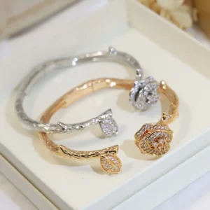 Golden Rose Bangle Set - Series