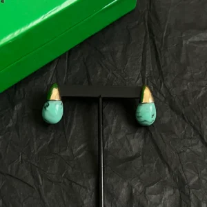 Green Turquoise Stud Earrings Series
