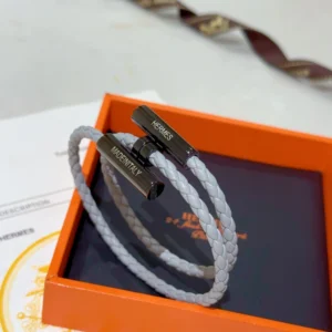 Hermes Leather Bracelet Made in Italy