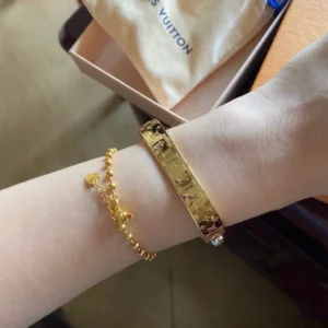 Louis Vuitton Gold Bracelet  Chain