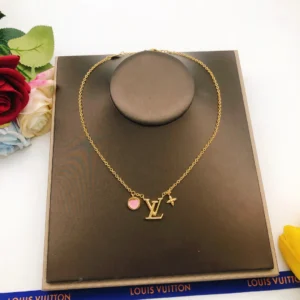 Louis Vuitton Necklace with LV Pendant