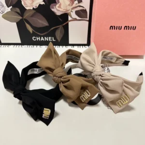 Miu Miu Bow Headband Set