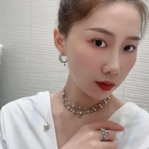 Pearl Chain Necklace Set - Series
