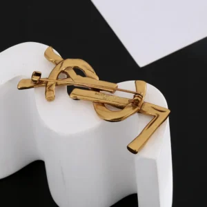 Saint Laurent Paris Brooch