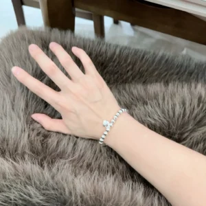 Silver Beaded Bracelet - Series