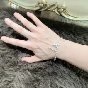 Silver Key Charm Bracelet - Series