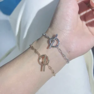 Toggle Bracelet - Silver & Gold Series