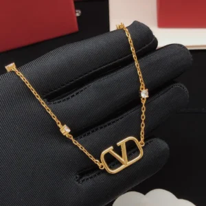 Valentino VLTN Gold Chain Necklace