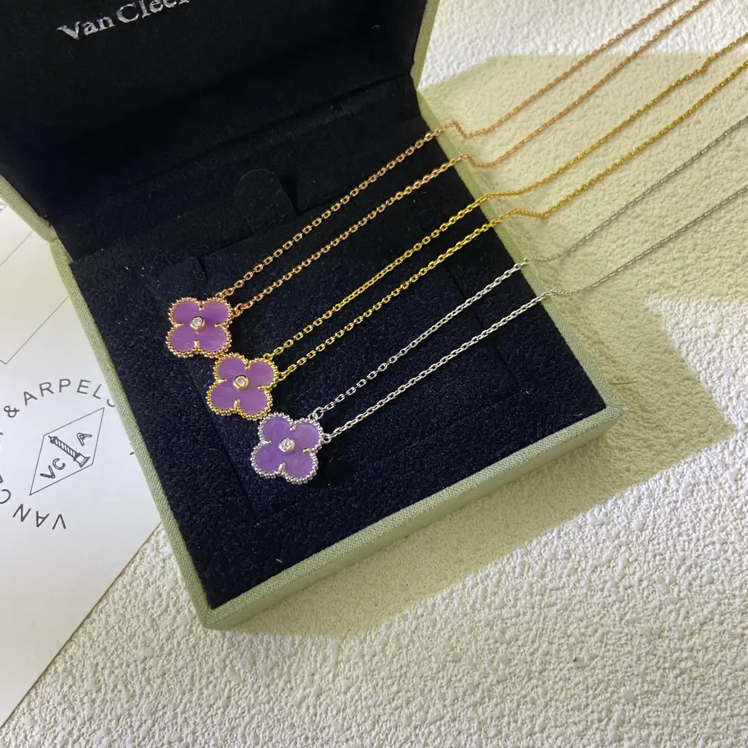 Van Cleef Arpels Alhambra Purple Enamel